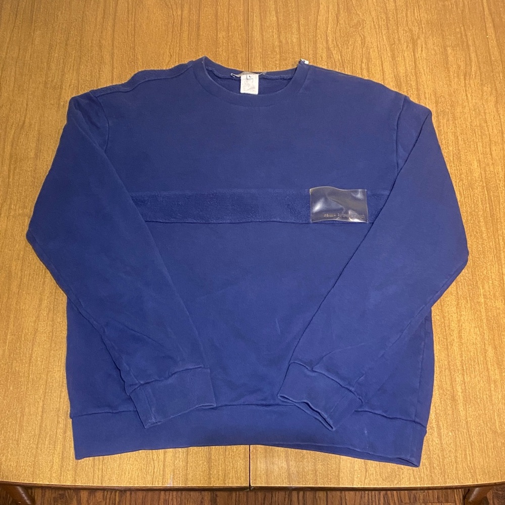 Men's Blue Crewneck Sweater